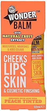 NUAGÉ Wonder Balm 50ml Peach Tinted Hand Lip Nail Cream Aloe Vera view 2