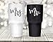 Mr and Mrs Tumbler Set - Travel Tumbler for Newlyweds Couples Wife Bride To Be Newly Engaged Bridal Shower, Insulated Travel Tumbler for Wedding Engagement