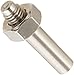 18-8 Stainless Steel Externally Threaded Taper Pin With Hex Nut, Plain Finish, Standard Tolerance, #4 Pin Size, 1/4
