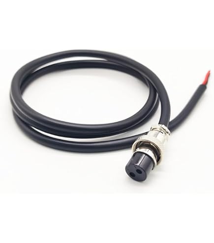 Amazon.com: uxcell GX12 2 Pins Double Female Head Aviation Socket