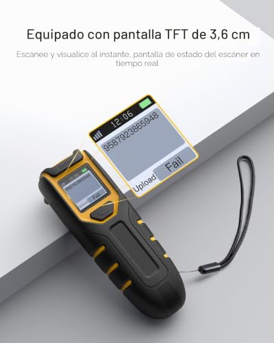 Inateck Portable 1D Wireless Barcode Reader with Display, 1000mAh Long Lasting Battery, 105g, with App and SDK, Compatible with iOS Android PC POS, BCST-49