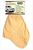 NATURAL CHAMOIS L (3.5 sq ft.) LARGE Size by Ever New Automotive Premium New Zealand Sheepskin! For Auto, Boats, RV and Home! Amazing Renewable Resource! ()