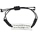 You were given this Life because You are Stronger Enough to live it Personalized Custom Inspirational Leather Braid Bracelet Black