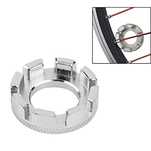 Lovelystar Mini Spoke Wrench, 2 pcs Cycling Bicycle Bike 8 Way Spoke Nipple Key Wheel Rim Spanner Wrench Repair Tool Newest