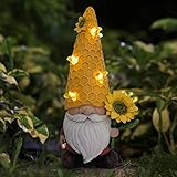 REYISO 12.3''Solar Gnome Statues for Garden