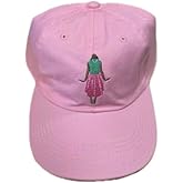 AKA Sorority Ivy Stand Pink Embroidered Baseball Cap, Adjustable Cloth Strap