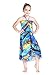 Girl Hawaiian Halter Dress in Blue Sunset