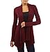 AZOT Cardigans for Women Woman's Sweaters with Shawl Collar Drape Casual Blouses