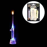 LOGUIDE Birthday Candles,Birthday Cake Candles,Number Birthday Candles,Color Changing Cake Topper 0-9 Molded Number Candles Birthday Decor with 4 Wax Candles(Number 1)
