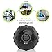 Sedona, 4 Speed Vibrating Massage Ball, Rechargeable Textured Foam Roller, Muscle Tension Pain and Pressure Relieving Fitness Massaging Balls, Myofascial Release for Feet Arms Back and Neck, Black