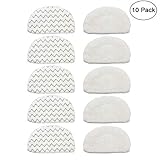 Extolife 10 Pack Steam Mop Replacement Pads for Bissell Powerfresh Steam Mop 1940 1806 1544 1440 Series, Model 19402 19404 19408 19409 1940A 1940F 1940Q 1940T 1940W B0006 B0017 2075A Part 5938