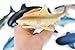 WellPackBox Big Blue Bucket 11 Large Shark Whale Dolphin Toy Animal Figures For Toddlers Kids Boy Girls Bath Tub Adventures