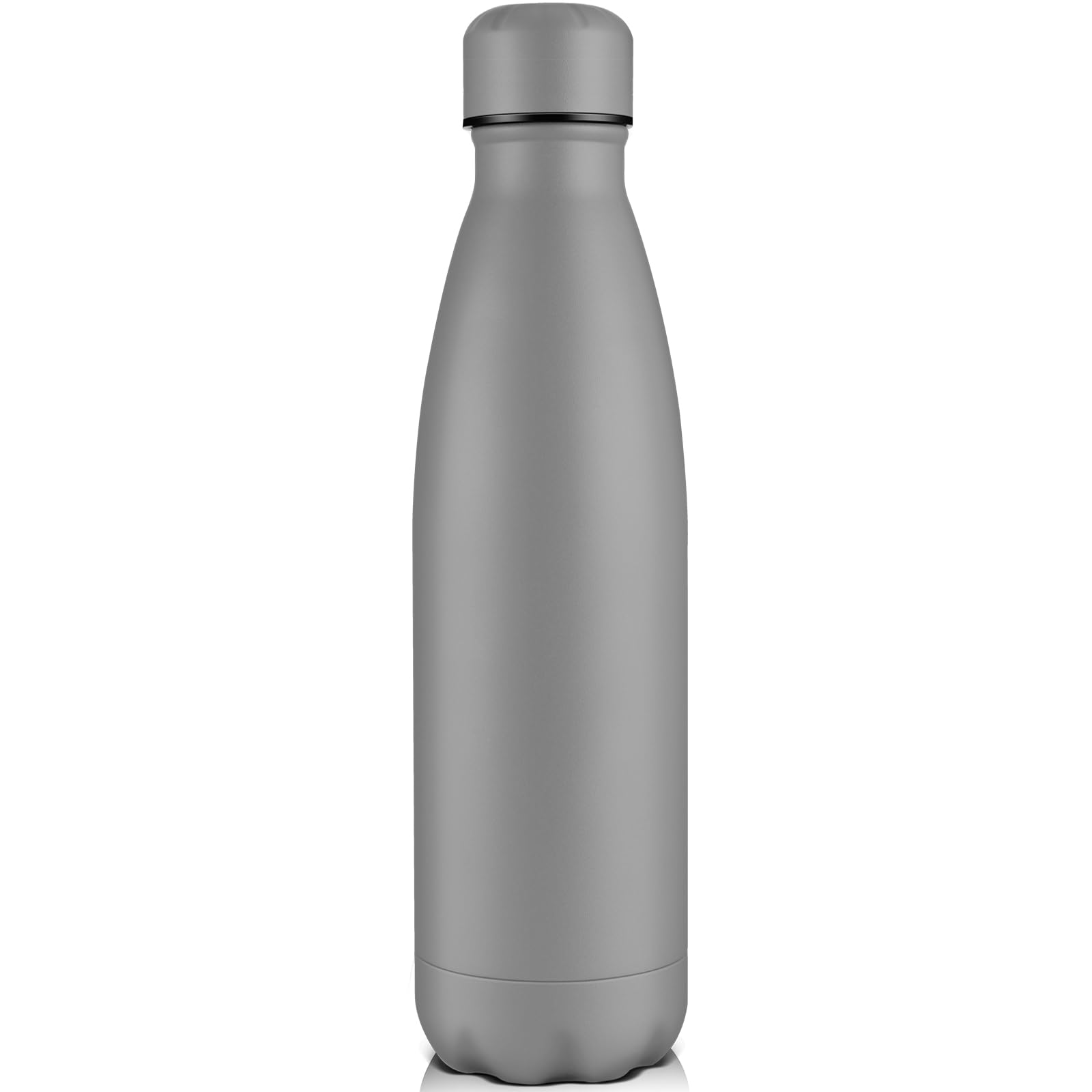 Photo 1 of *MINOR DAMAGE - DENTED*
Volhoply 25oz Insulated Water Bottle 1/2/4 Pack, Double Wall Stainless Steel Vacuum Bottles, Keeps Cold & Hot, BPA Free Leak Proof Bottles (Gray,1 Pack)