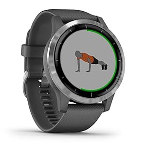 Garmin vívoactive 4 — waterdichte GPS-smartwatch voor fitness met trainingsschema’s en geanimeerde oefeningen…