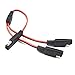 WMYCONGCONG 5 PCS 18AWG SAE Power Connector Cable Y Splitter 1 to 2 SAE Extension Cable 11.8in for Automotive Solar Battery Connection and Transfer
