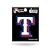 Rico Industries SRT5001 MLB Texas Rangers Short Sport Decal,White,3.5