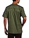Dickies Men's Generation Flex Utility Scrubs V-Neck Shirt, Olive, Large