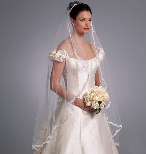Vogue Bridal Pattern 8569 Headpieces, Tiara and Bridal Veils with Variations - Thumbnail 5