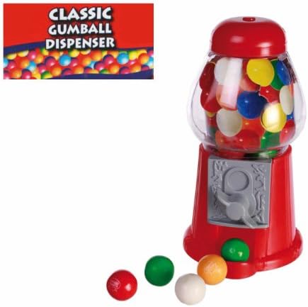 Mini Red Gumball Machine Dispenser - Home Tuck Shop Toy