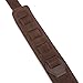Dat Strap #1 Best Leather Guitar Strap, for Electric, Acoustic, Electro Acoustic, Bass, and Classical Guitar, Padded for Extra Comfort, Dark Brown, Includes 2 FREE Pick Geek Steel Picks, Perfect Gift