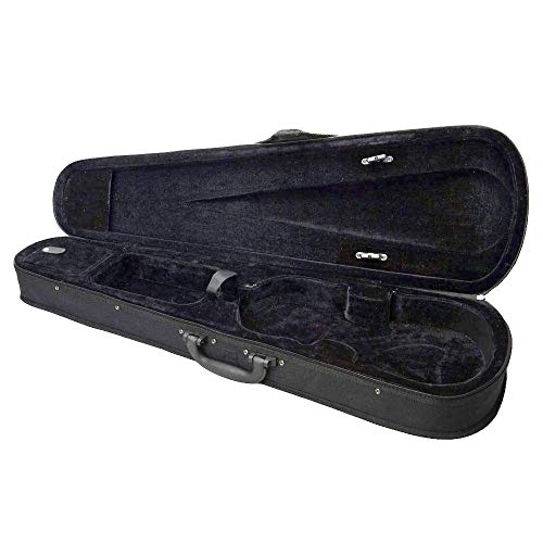 Z ZTDM 4/4 Full Size Violin Case Professional Oxford Fabric Violin Hard Case Triangular Shape Black