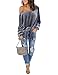 OQC Women's Solid Velvet Shirt Off Shoulder Front Tie Bandage Long Sleeve Knotted Tops Blouse Grey