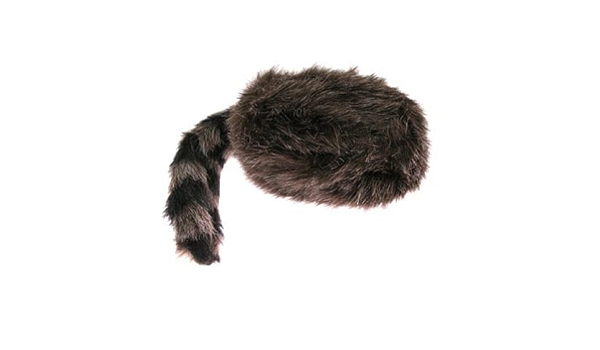 U.S. Toy Faux Raccoon Tail Hat 
