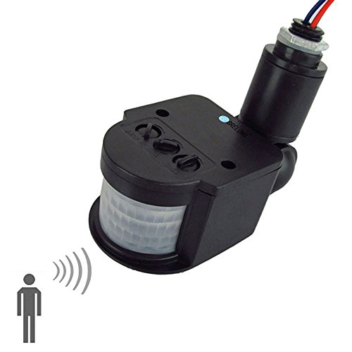10-50W 90-265V Outdoor Security Pir Human Body Motion Sensor Detector Inductor Switch for Led Floodlight