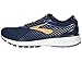 Brooks Mens Ghost 12 Running Shoe - Navy/Deep Water/Gold - D - 10.5