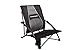 STRONGBACK Low Gravity Beach Chair with Lumbar Support, Black