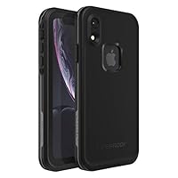 Lifeproof FRĒ SERIES Waterproof Case for iPhone XR - Retail Packaging - ASPHALT (BLACK/DARK GREY)