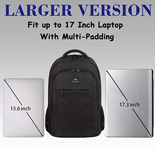 MATEIN Extra Large Backpack,TSA Friendly College School Bookbags with Laptop Compartment Fit