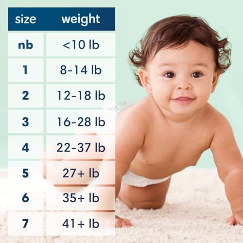 PAMPERS PURE BABY DIAPERS, SIZE 0 (>10 LBS), 76, UP TO 100% LEAKPROOF, PREMIUM HYPOALLERGENIC SOFT DIAPERS