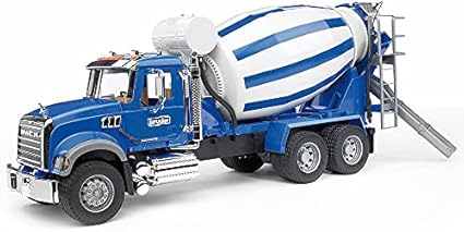 Bruder 02814 Mack Granite Cement Mixer 