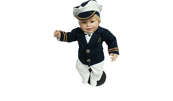 Baby Traje de bautizo, Marineros, niño, 62, 68, 74, boda Baby Azul azul  oscuro y blanco: Amazon.es: Ropa