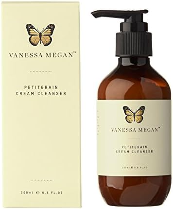 Vanessa Megan Petitgrain Cream Cleanser 200ml Australian-certified Organic 100% Natural