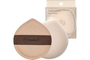 STUDIO17 Pang Pang Makeup Powder Puff 1 Pc | Big Makeup Sponge for Foundation | Fluffy Cushion Puff Blender With Latex | Korean Makeup Puff for Foundation and Powder | 2.2In Diamater