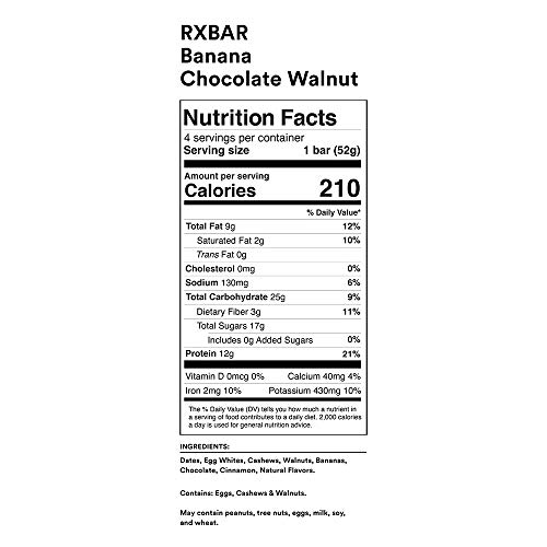 thumbnail image 2 of RXBAR Peanut Butter Protein Bars - Gluten Free, 12g Protein, 4 Count (Pack Of 6) 2 of 11
