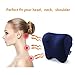 Dreamer Car Neck Pillow for Car, Memory Foam Car Pillow for Cervical Support and Neck Pain Relief with Two Adjustable Straps,Blue