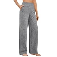 G4Free EverGoing Yoga Pants Women Wide Leg Pants with Pockets High Waist Stretch Dress Casual Sweatpants Petite/Regular/Tall