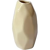 Ceramic Vase, Small Pampas Grass Vases for Decor,Table,Shelf Bookshelf Decorative,Mantel,Entryway Decor and Centerpieces