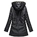 Hee grand Women Winter Faux Fur Coat Winter Coats for Women Warm Parka Jackets for Women Hood Jacket Black 2XL 16