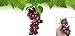 uxcell Purple Soft Plastic Artificial Grapes Cluster Fruit Decor Desk Table Decoration