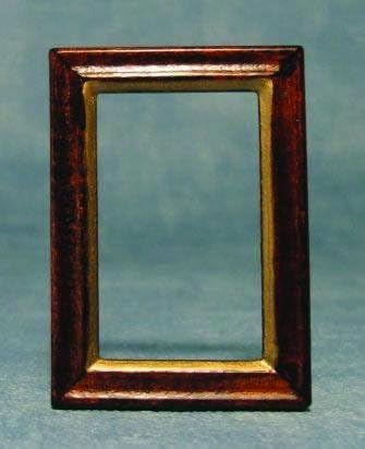 Dolls House Wooden Picture Frames x 2 Miniatures 1/12th Scale