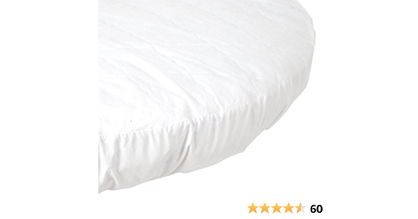 round crib mattress pad