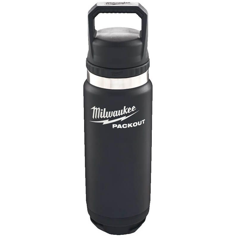 Milwaukee PACKOUT Bottle 710ml Chug Lid Black — image 1