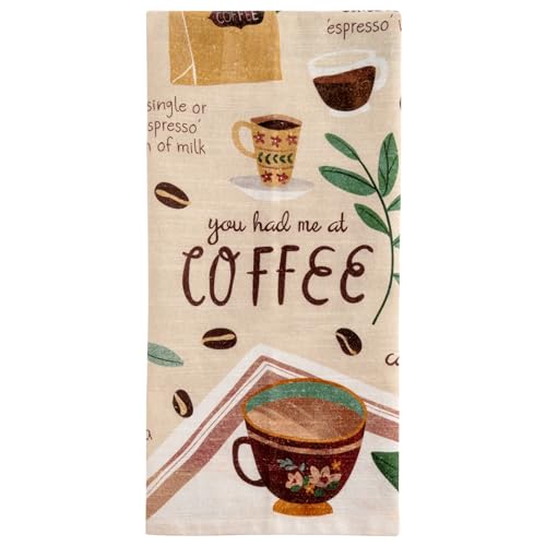 Karma, Eclectic Tea Towel, 100% Cotton Hand Towel for Kitchen – Housewarming Gi…