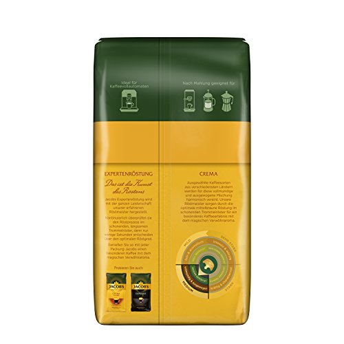 Jacobs ExpertenröStückung Crema, Kaffee Ganze Bohne, 1 kg – Bild 3