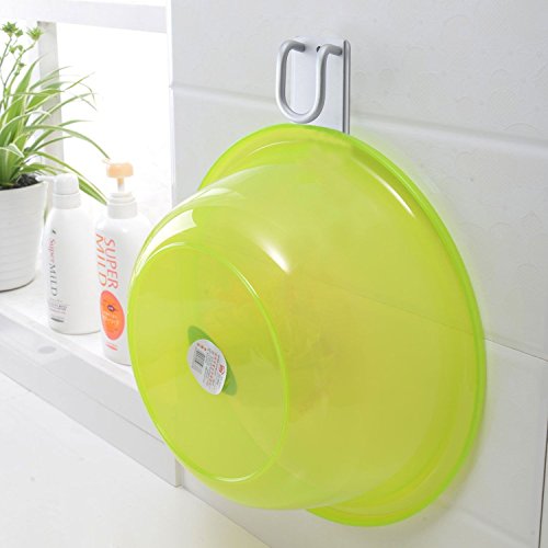 Wall Mount Hooks,eBerry® Wash Bath Basin Tub Hanger Holder for Bathroom