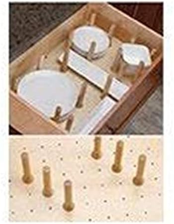 Amazon Com Drawer Inserts Wood Deep Drawer Wood Plate Organizer